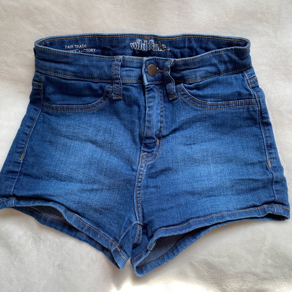 High rise shorts